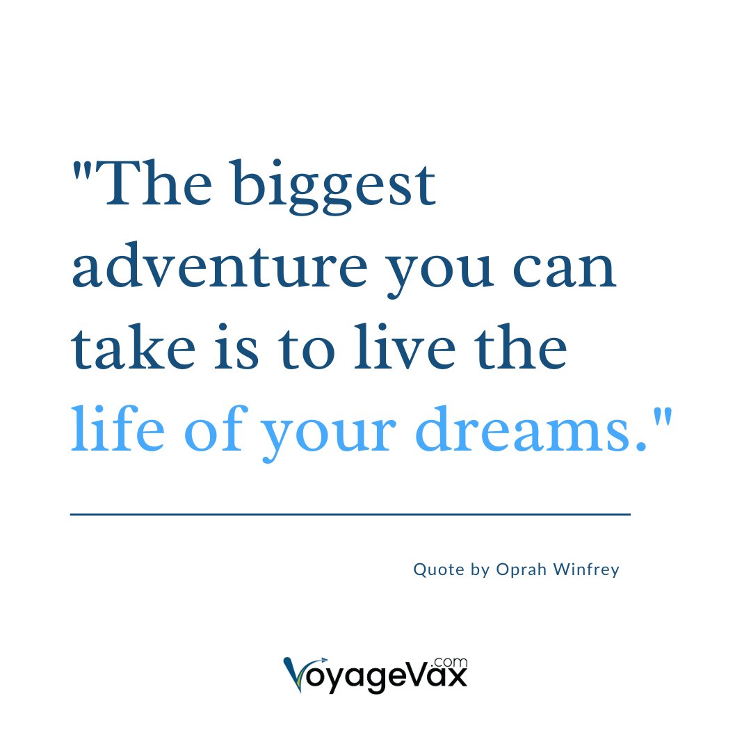 'The biggest adventure you can take is to live the life of your dreams.' 💭 - Oprah Winfrey

#liveinspired #liveyourbestlife #happinessfirst