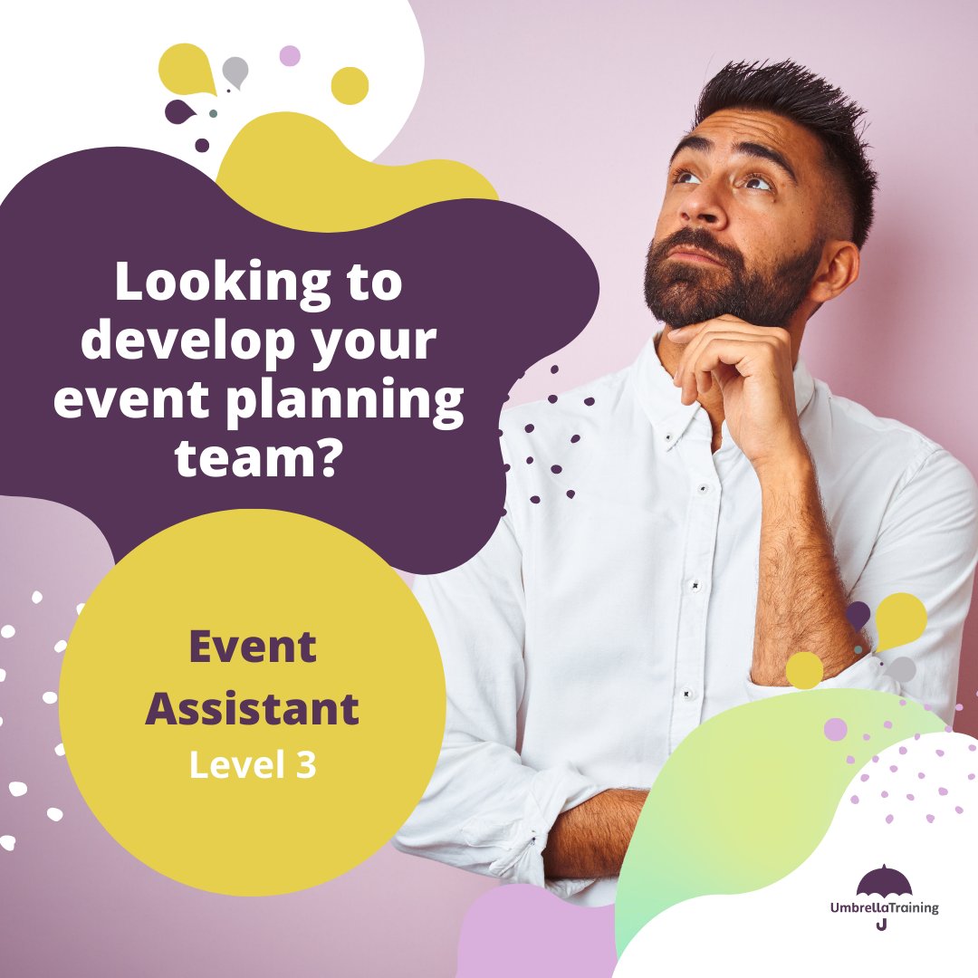 UmbrellaTES's tweet photo. Discover how our #apprenticeships can kick-start your staff's events #career by getting in touch or visiting our website.
💻 https://t.co/3FrhxcQkop
📱 0333 577 2557
☂️#ComeUnderOurUmbrella #eventassistant #Hospitality #events #LearnSomethingNew #AdvanceWithApprenticeships https://t.co/7UgHgT0P7V