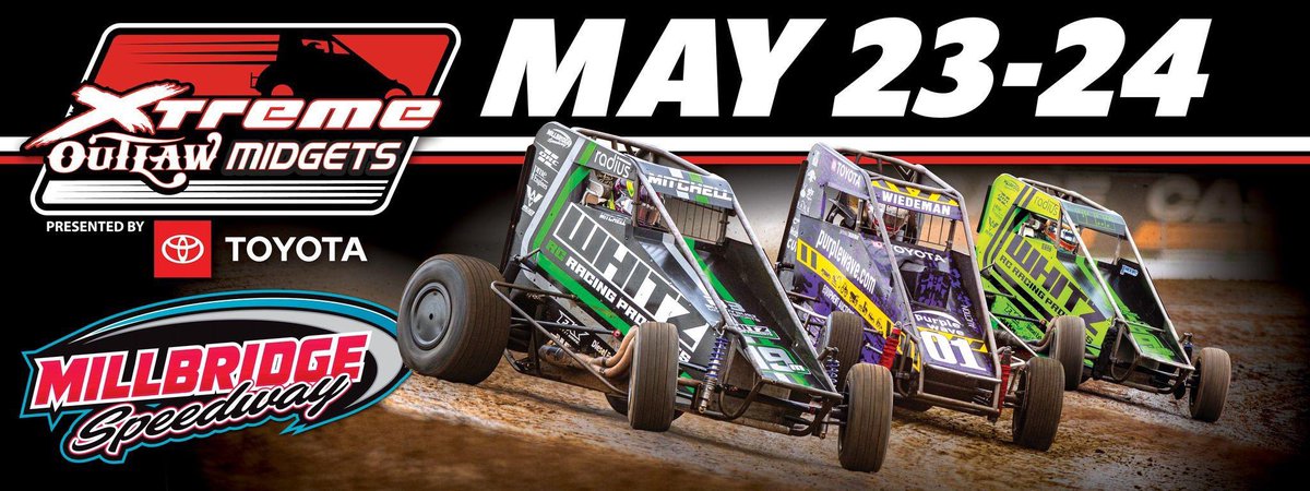 MillbridgeRacin's tweet image. Hey 👋 @NWBSpeedway and @CLTMotorSpdwy fans!! Want to get a dirt fix while in town? We race smack in the middle of @NASCAR race week in our area! Come check us out!