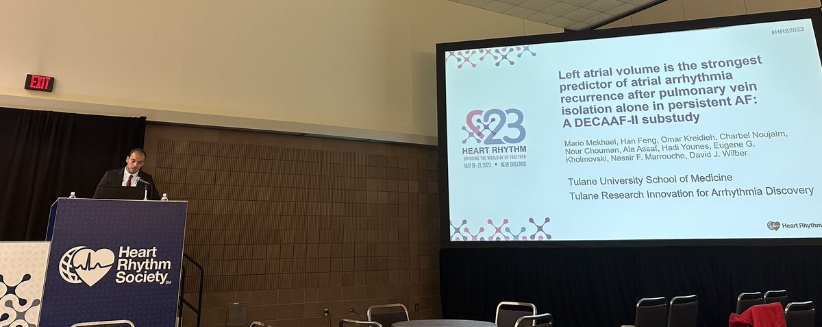 Nour_Chouman's tweet image. Day 2 kicking off strong #HRS2023 with @MekhaelMario presenting the correlation between LA volume and AF recurrence #TRIAD_Titan #FutureEPloading