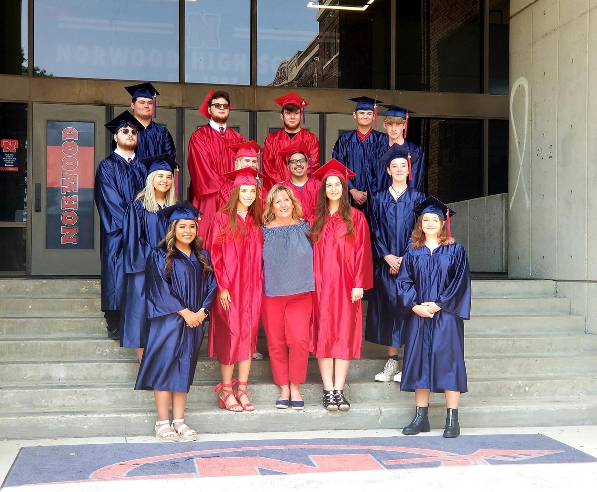 Norwood High School’s Graduation Ceremony will be held on Tuesday, May 23rd at 7:30pm in Xavier’s Cintas Center. #NorwoodPride