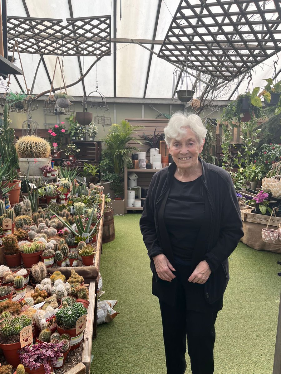 Making the most of the lovely weather this week with trips to the local pub for a refreshing soft drink with Phillip and a fun afternoon with the ladies at  Woodbank nurseries garden centre and arcade.