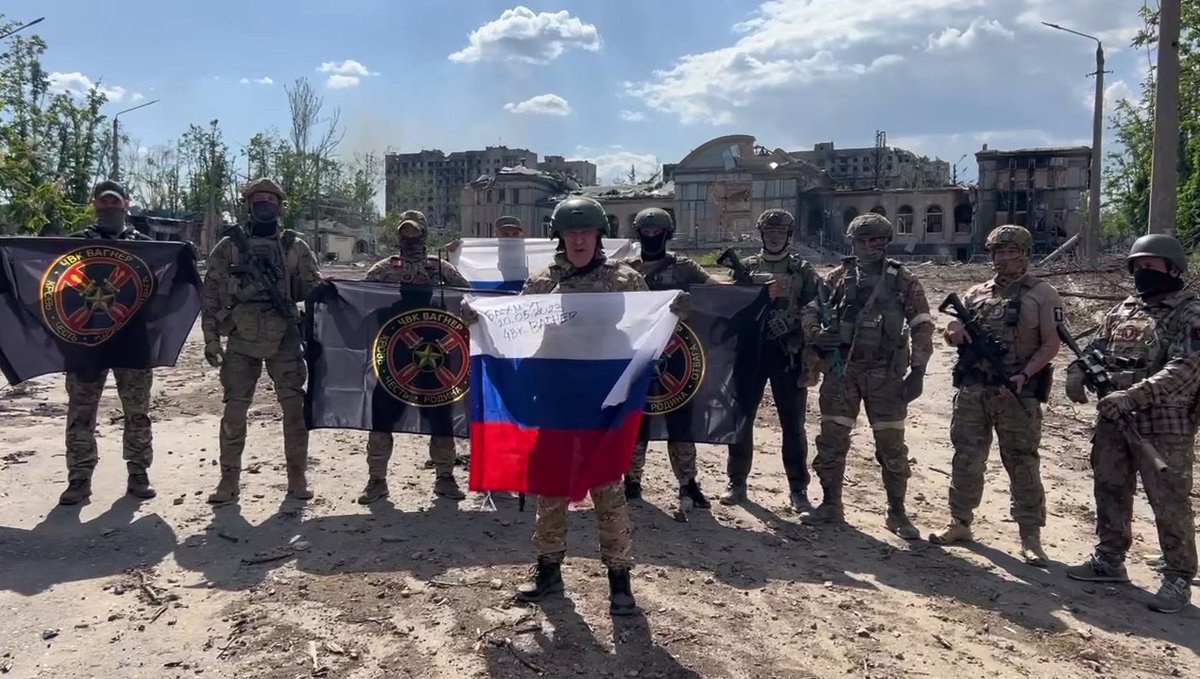 There'll be a lot of cope & hysterical whining in the near future. 

The largest battle of the 21st century so far has been won by Russian arms and the skill and determination of Russian soldiers. The main effort in the city itself was carried out by Wagner PMC. 

Ура! Ура! Ура!