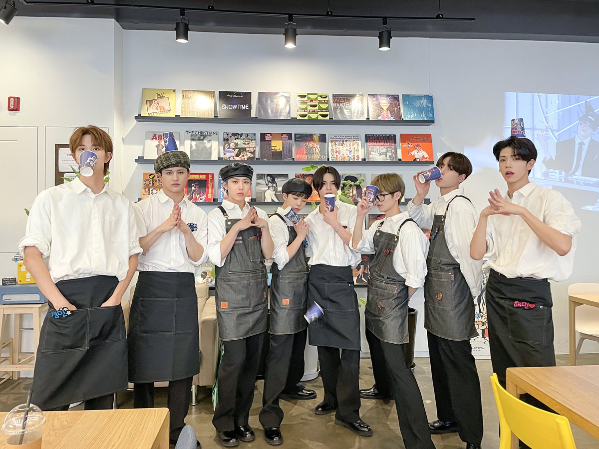 Image for [📷] Today's turn_230520 ☕️ 𝑪𝑨𝑭𝑬 𝑬𝑰𝑮𝑯𝑻-𝑻𝑼𝑹𝑵 ☕️ CEO Moon and seven part-timers(?) opened the 1st cafe at Eight Turn 🤎 Drink plenty of love from Eight Turn and be happy I hope you have a great day☺️ CEO Moon and the seven part -timers(?) The first store of Cafe 8TURN OPEN 🤎 Drink a drink full of… https://t.co/9p16bWPUbA https://t.co/ITO4O2ZWtl