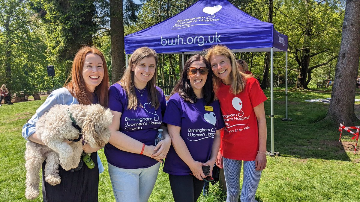 Bereavement Team @BWC_NHS Woodland Walk event for our bereaved families 💜 the sun shone for us today☀️ #woodlandwalk #team