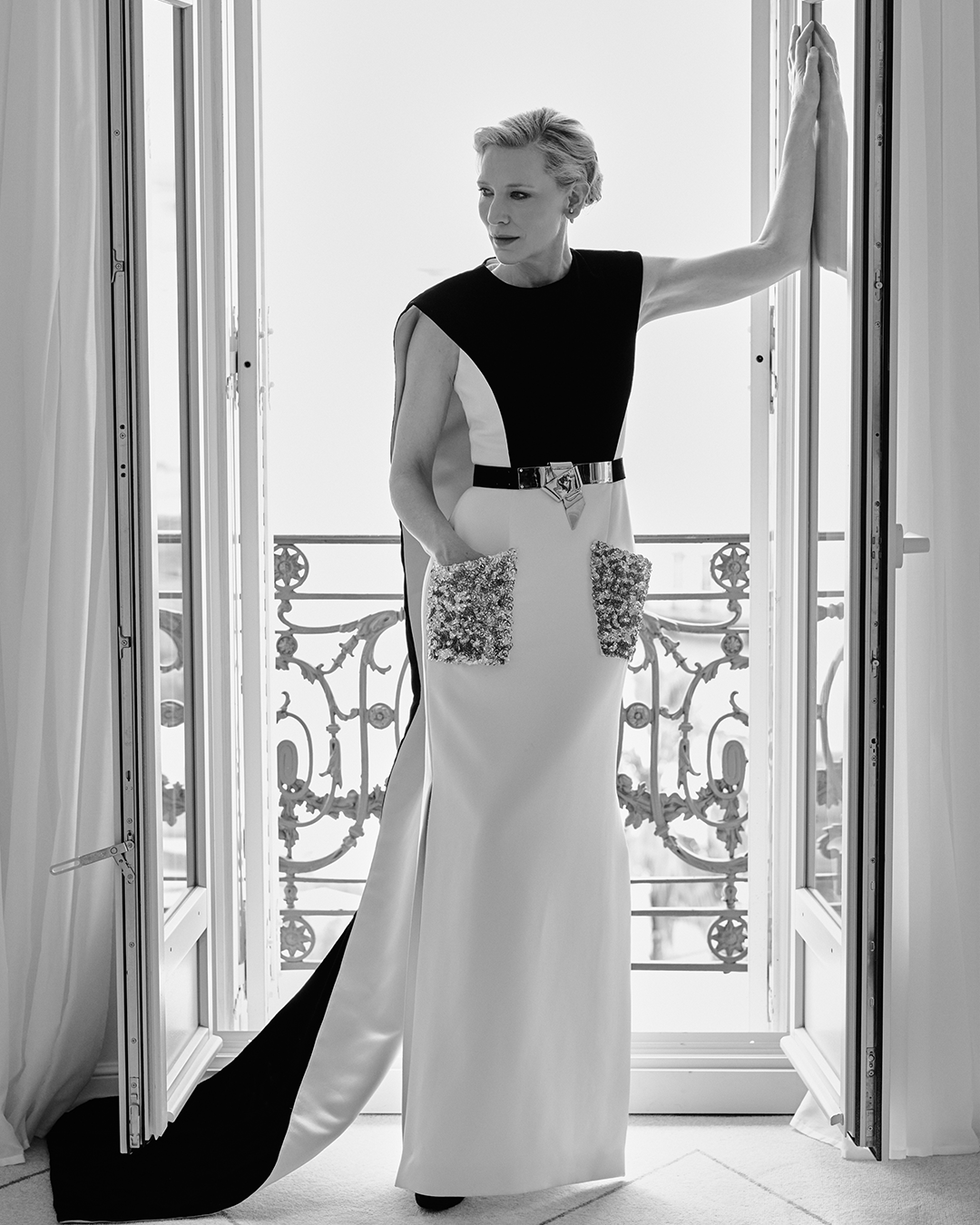 Louis Vuitton on X: Cannes Film Festival 2023. House Ambassador Cate  Blanchett stunned in a custom column gown entirely made from existing  fabric created by @TWNGhesquiere, taking a total of 300 hours