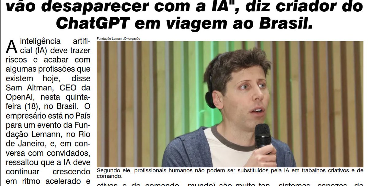 A revolução industrial 4.0 em curso. #ArtificialIntelligence #InteligenciaArtificial #society #trabajo (Jornal O sul, 19/05/23)