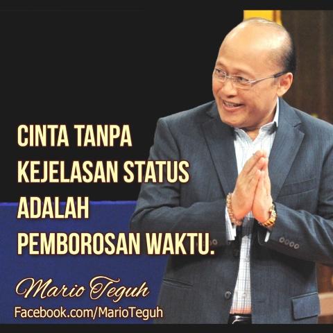 Cinta Tanpa kejelasan  status adalah pemborosan waktu.

#cinta #Youtube #MarioTeguh #MarioTeguhTV