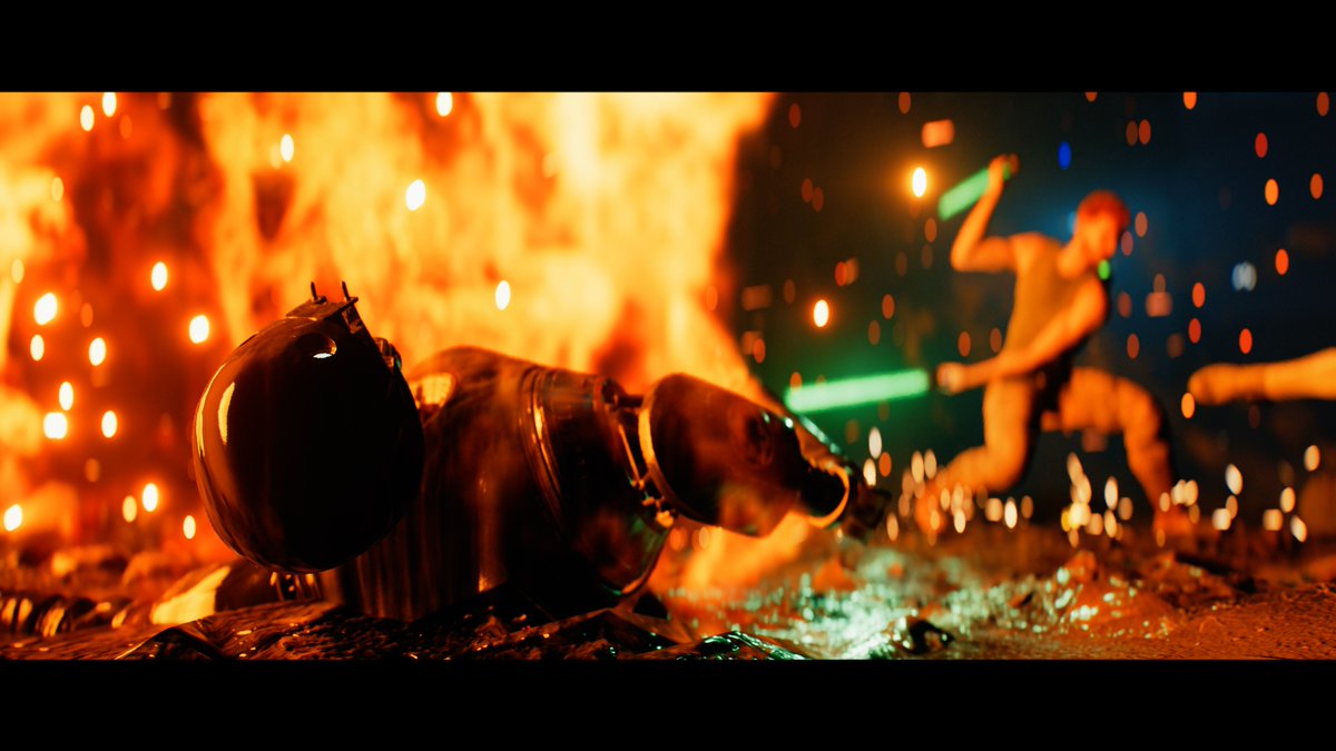 posts_ghost's tweet image. Through the fire.🔥 #VirtualPhotography #JediSurvivor