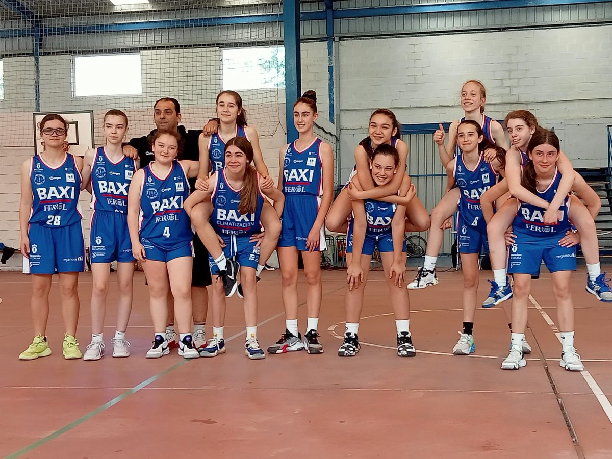 UniFerrol's tweet photo. #CopaPremium Infantil Femenino 2ª
Baxi Ferrol 73 - Xiria Carballo 26
#25añosuni2 #sienteeluni https://t.co/JErJhLu2nn