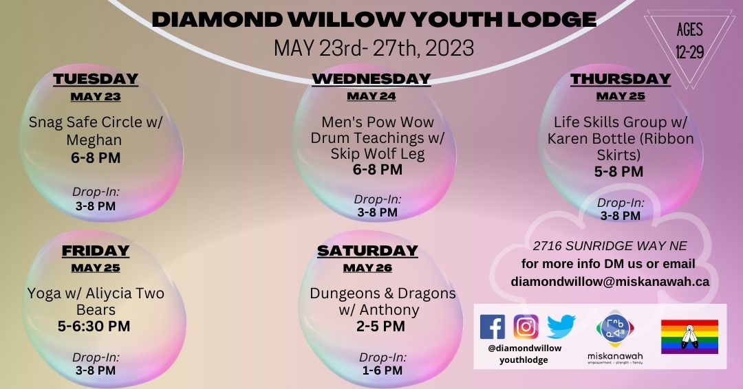 DWYL programming for the week of May 23rd-27th, 2023. Join us for a beautiful week of programming (Please find the link to register  via the LinkTree in our bio). Everything else is drop-in for the rest week. Send us a DM or email if you have any questions