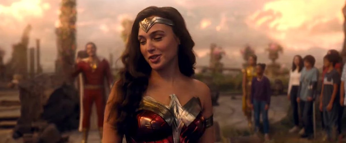 She never said anything about her Shazam cameo 😐