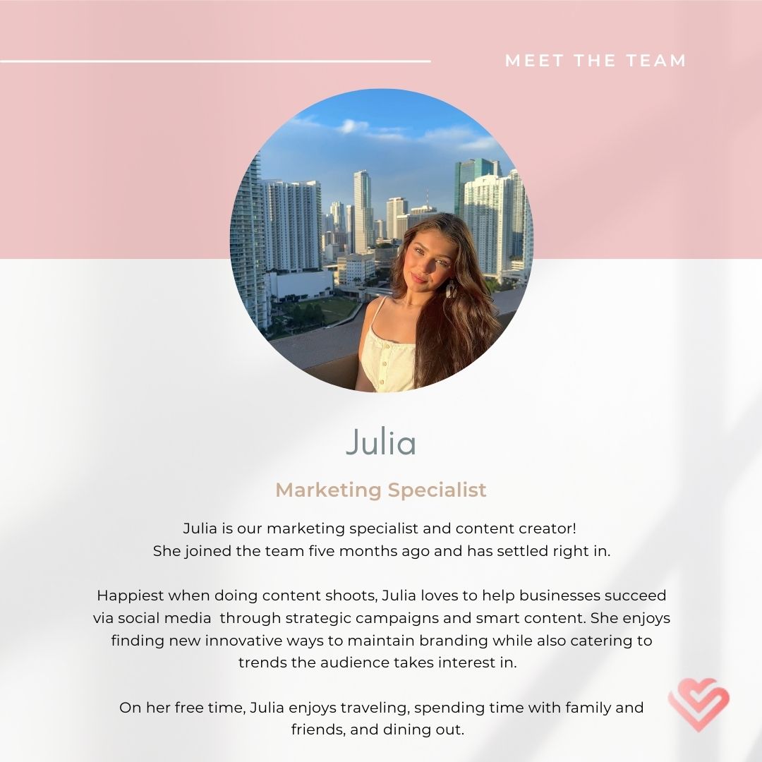 sociallyintuit's tweet photo. Meet Julia, our Marketing Specialist! https://t.co/aqK4NLUqtR