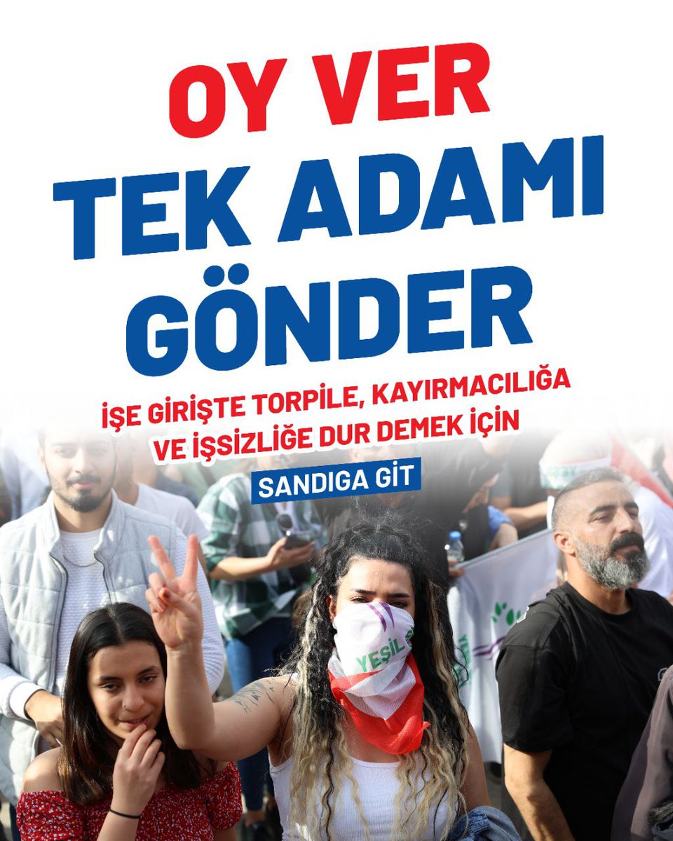 dembismil's tweet photo. #OyVer Tek Adamı Gönder.
#BirlikteBasaracağız https://t.co/6A7iVVwYvI