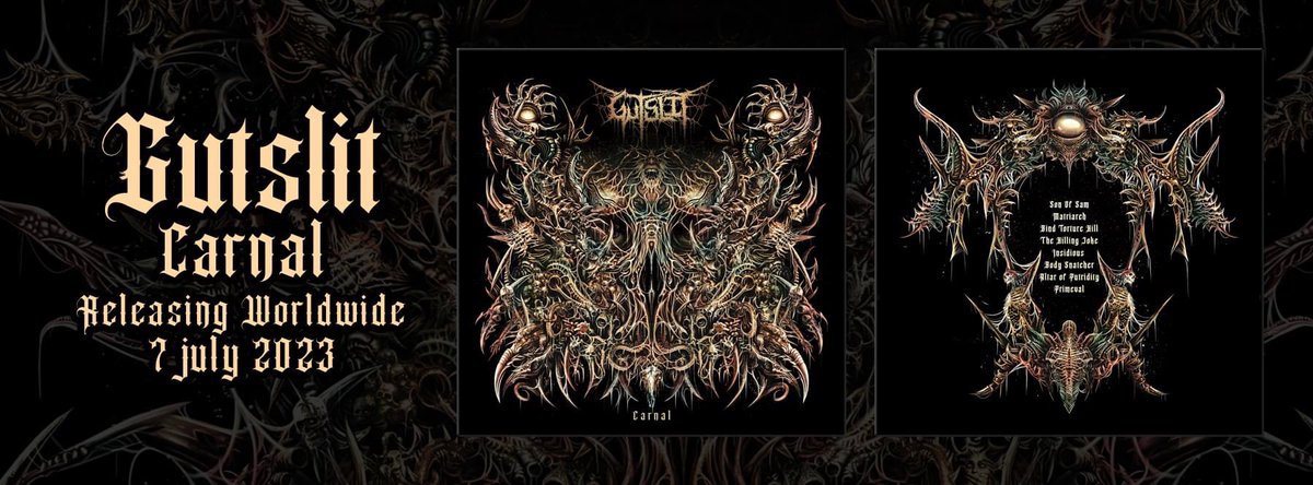 Gutslit (@gutslitofficial) on Twitter photo New album out on 7th July 2023. Art by <a href="/kidsquidy/">Aaron Pinto</a> #Carnal #BrutalDeathMetal #Metal #Grind #2023 New album out on 7th July 2023. Art by <a href="/kidsquidy/">Aaron Pinto</a> #Carnal #BrutalDeathMetal #Metal #Grind #2023