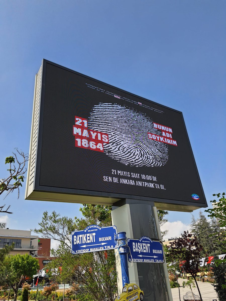Çerkes Sürgünü ve Soykırımı’nın 159. yılında “unutmadık unutmayacağız!” demek için Ankara Anıtpark’tayız! #Bununadısoykırım #21mayıs1864
