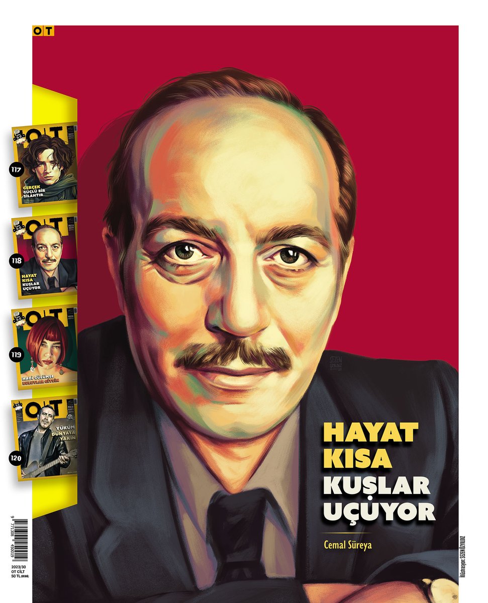 Hadi gülümse bulutar gitsin...
🎼 #SezenAksu 📝 #KemalBurkay

Kaçıranlar için 4 sayıdan oluşan karton kapaklı #OTcilt avantajlı fiyatıyla kitabevleri, marketler ve bayilerde 📚 #OTdergi ✍️ @sezendraws