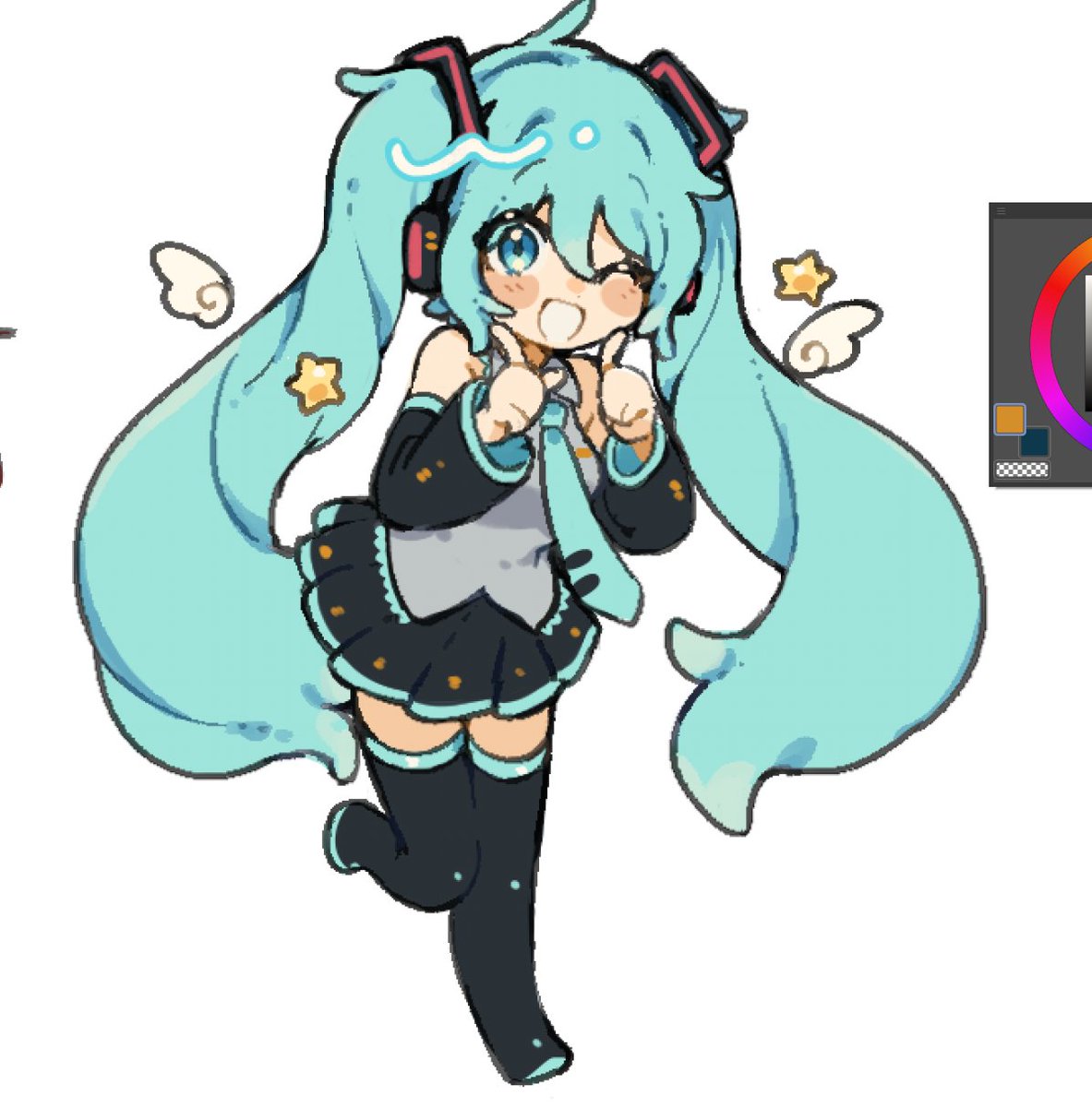 初音ミク 「miku miku miku miku miku miku mik」|camiのイラスト