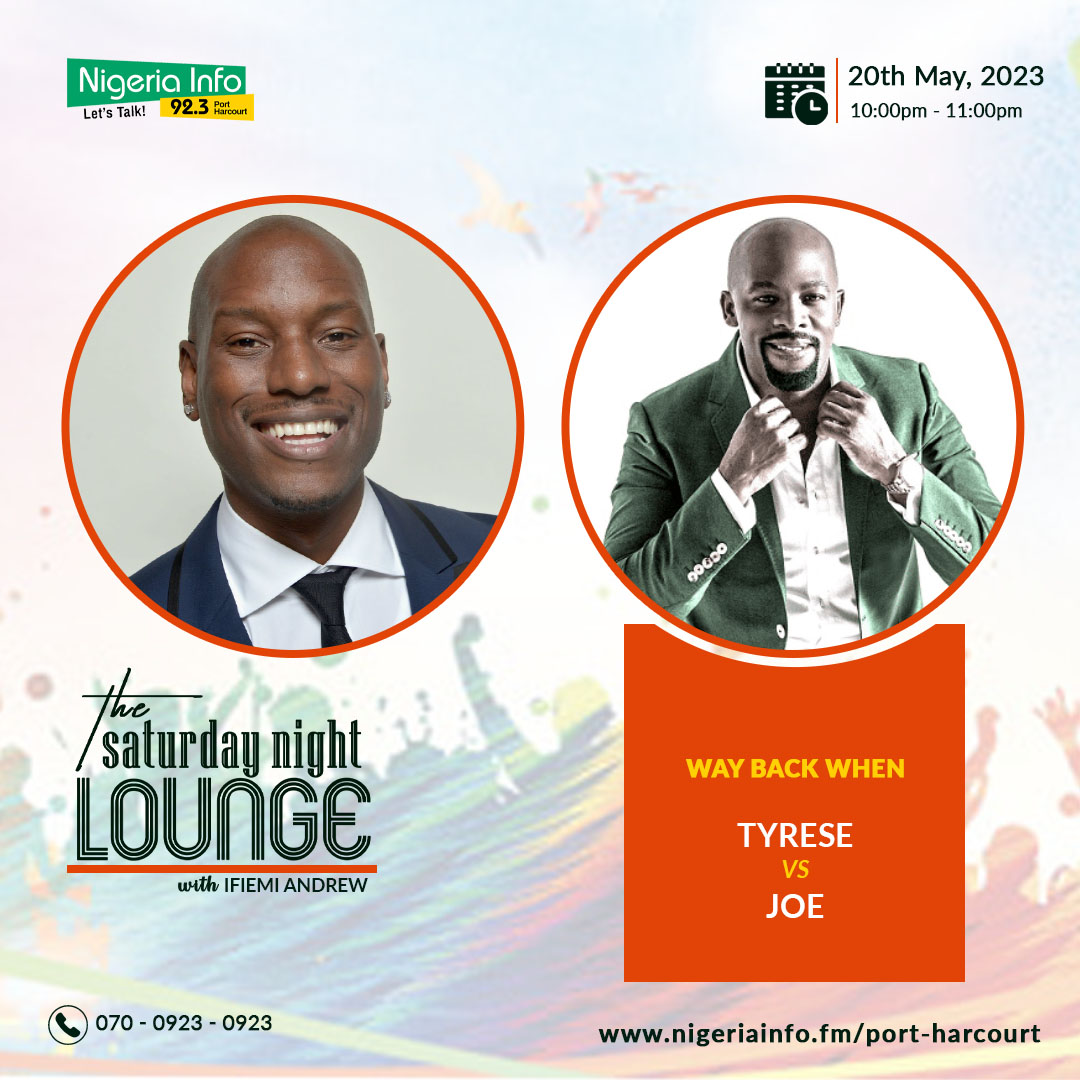 NigeriaInfoPH's tweet photo. Way Back When: #Tyrese Vs #Joe 

Who is your Favourite?

Join @IfiemiAndrew on the #saturdaynightlounge and share your take.

📻 Listen: https://t.co/undYVSrIXt

📲 070 - 0923 - 0923
.
#NigeriaInfoFM | #letstalk https://t.co/IolcHZaHX2
