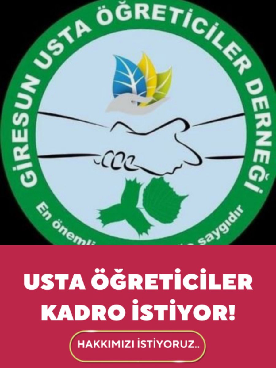 <a href="/Dilek_hoca35/">Dilek Bayindir</a> <a href="/Akparti/">AK Parti</a> <a href="/RTErdogan/">Recep Tayyip Erdoğan</a> <a href="/prof_mahmutozer/">Mahmut Özer</a> <a href="/tcmeb/">Millî Eğitim Bakanlığı</a> 90 bin Usta Öğretici kadro müjdesi bekliyor... Adil olunmasını bekliyoruz...Unutulmamalı ki bizlerde oy vereceğiz...