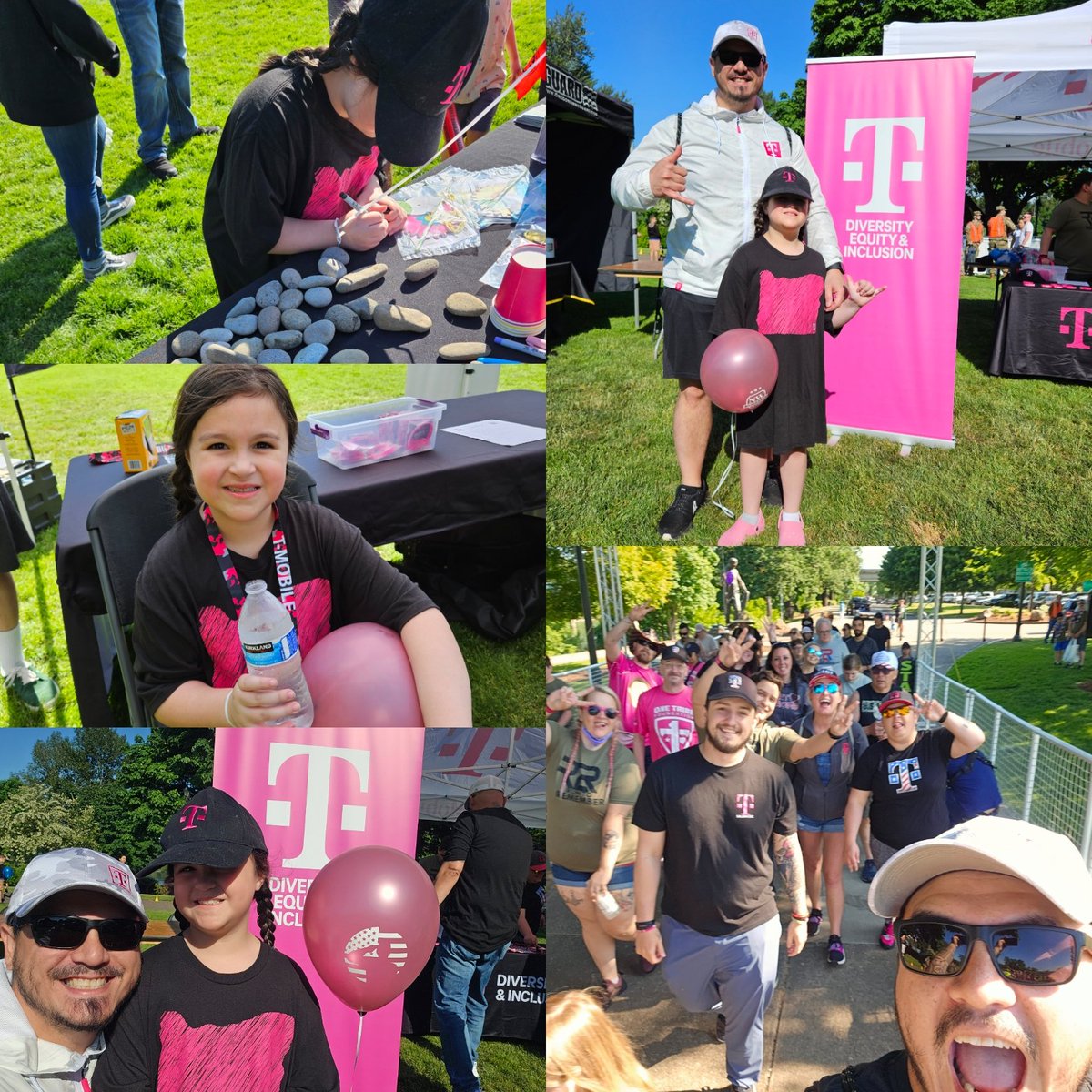 The @TMobile #OregonDEIChapter helped with the #RunToRememberSalem 5K Walk/Run event. Awesome getting to support this cause and remember our fallen service members. Thank you to the VAN ERG Leads and DEI Lead @CaptKitKatt for getting T-Mobile involved. #Run2Remember #AreYouWithUs