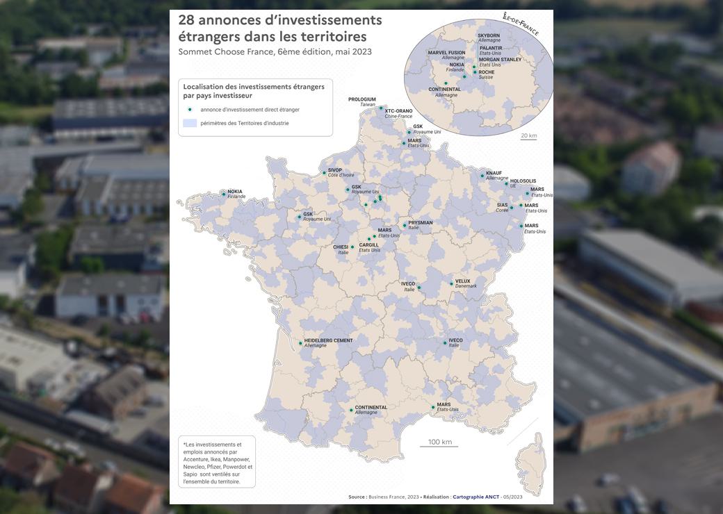 Les 28 opérations annoncées représentent un total de 13G€ et 8.000 emplois.
40% des projets sont situés dans des villes de moins de 20.000 habitants
#ChooseFrance #Economie #développement #France #attractivité
