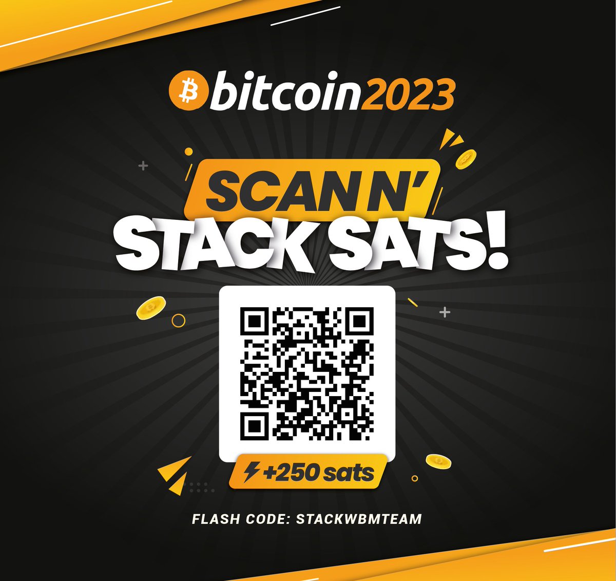 EarnWithBM's tweet photo. Final day of #Bitcoin2023 🌴! Stack like you were here!

Flash Code: STACKWBMTEAM

Like and RT 🔥

Code valid until end of the conference. Don't miss out! https://t.co/IK2ROBCQ6L