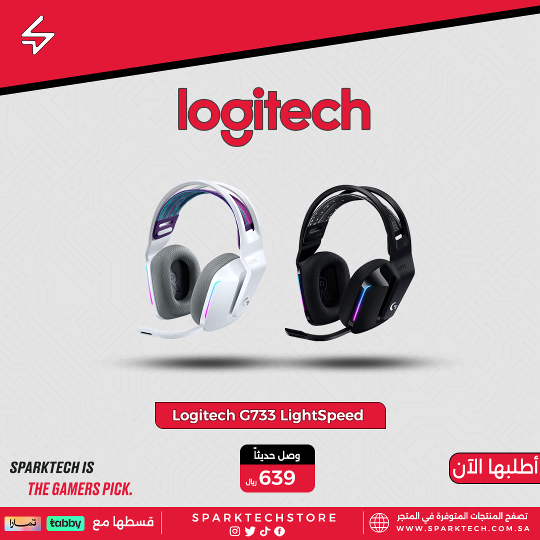 Sparktechstore's tweet image. سماعة لوجيتيك جي 733 لاسلكية متوفرة باللونين الآن في المتجر ويمكنكم الطلب

لمشاهدة جميع تفاصيل المنتج زر الموقع الإلكتروني sparktech.com.sa🌐

#logitech #astro #سماعة_العاب #سماعة_قيمنق #متجر_قيمنق #سبارك_تيك #pcgaming #pc #pcsetup #gaming #G733 #Wireless #g733lightspeed