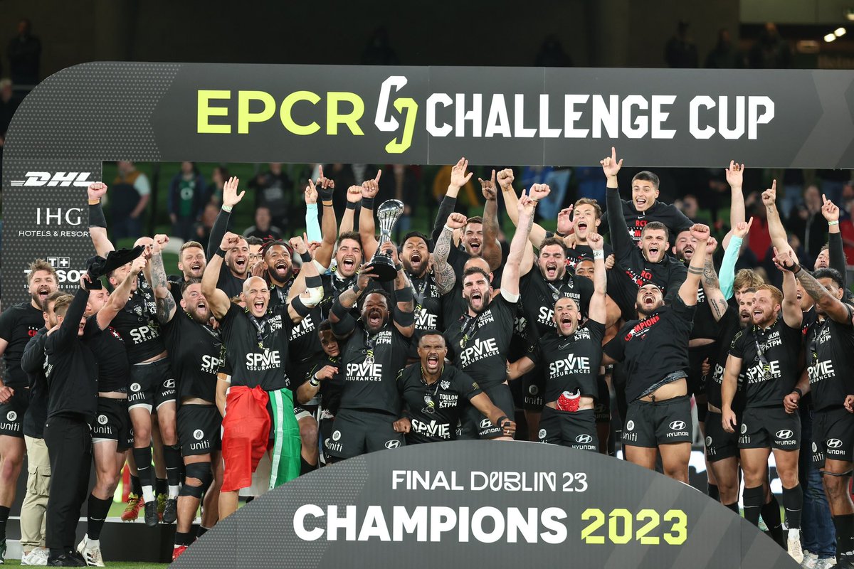 Pour la 3e année consécutive, la France rafle les deux trophées. Un immense bravo au Stade Rochelais qui réussit l’exploit de conserver son titre cette fois à Dublin, et au RCT, qui succède au LOU Rugby. La France trône tout en haut du rugby professionnel de clubs dans le monde