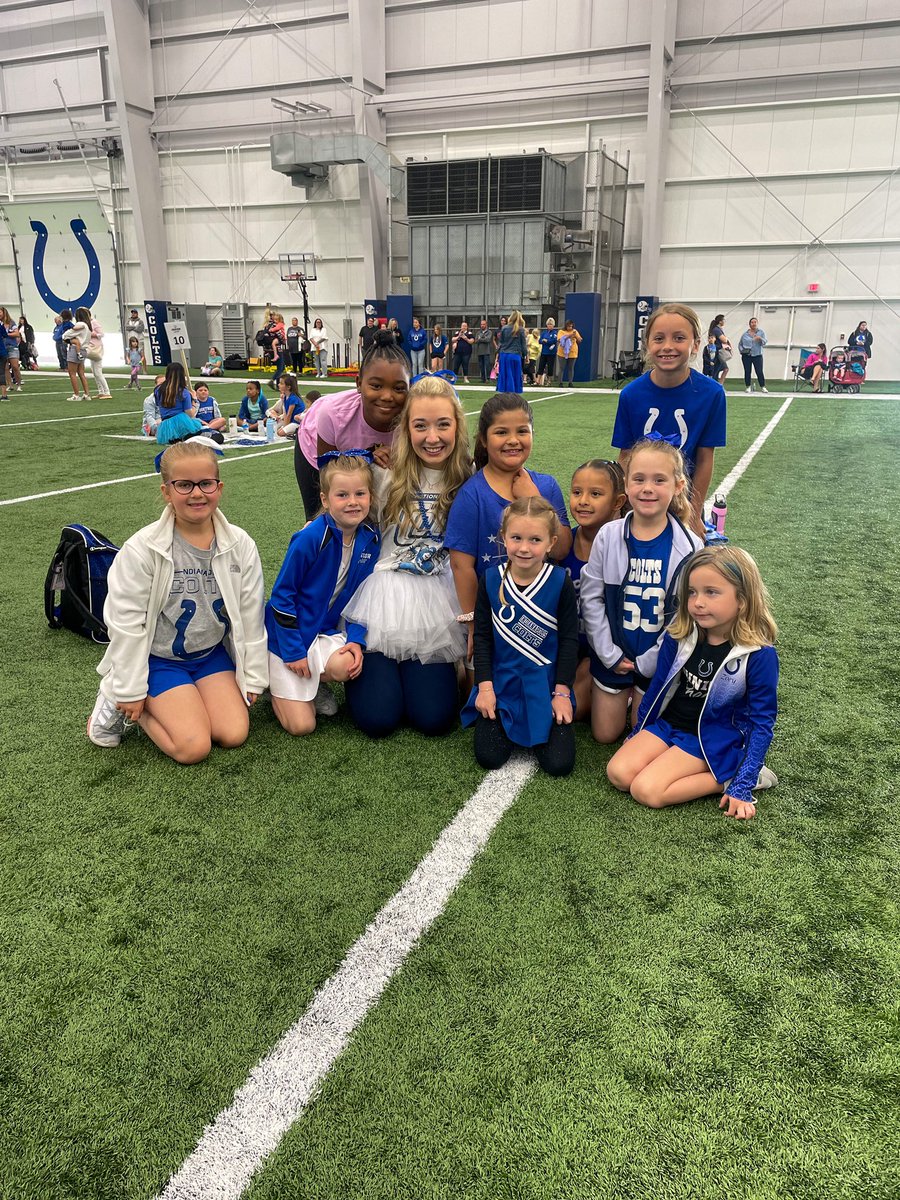 Colts Cheerleaders on Twitter "First Junior Cheer clinic of the season