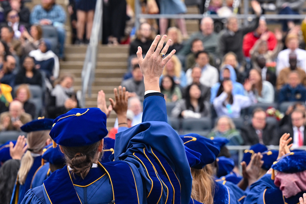 At this morning's Graduate School Commencement Ceremony, University Provost John McGreevy praised our #ND2023 doctoral and master's degree recipients for their grit and reminded them that ‘your research matters’: go.nd.edu/3a4c78