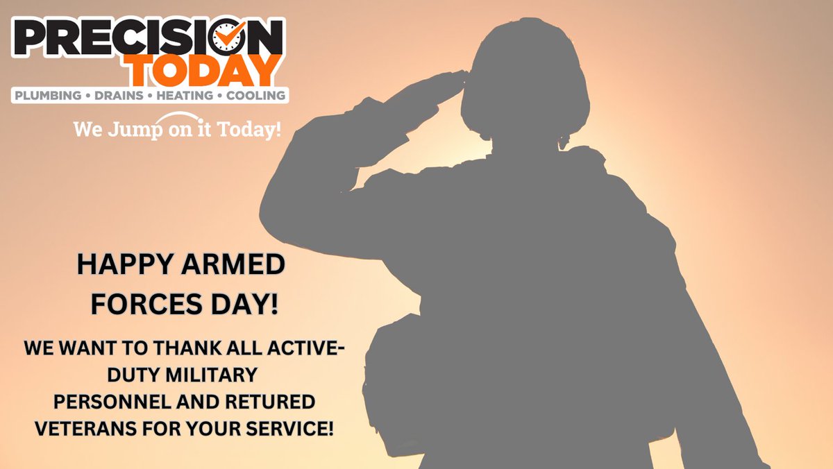 precision_today's tweet photo. Today is s Armed Forces Day, and we want to express our deepest respect and appreciation for the brave individuals who have served and who are actively serving in our military. Thank you for your service. https://t.co/sZirUM6ykh