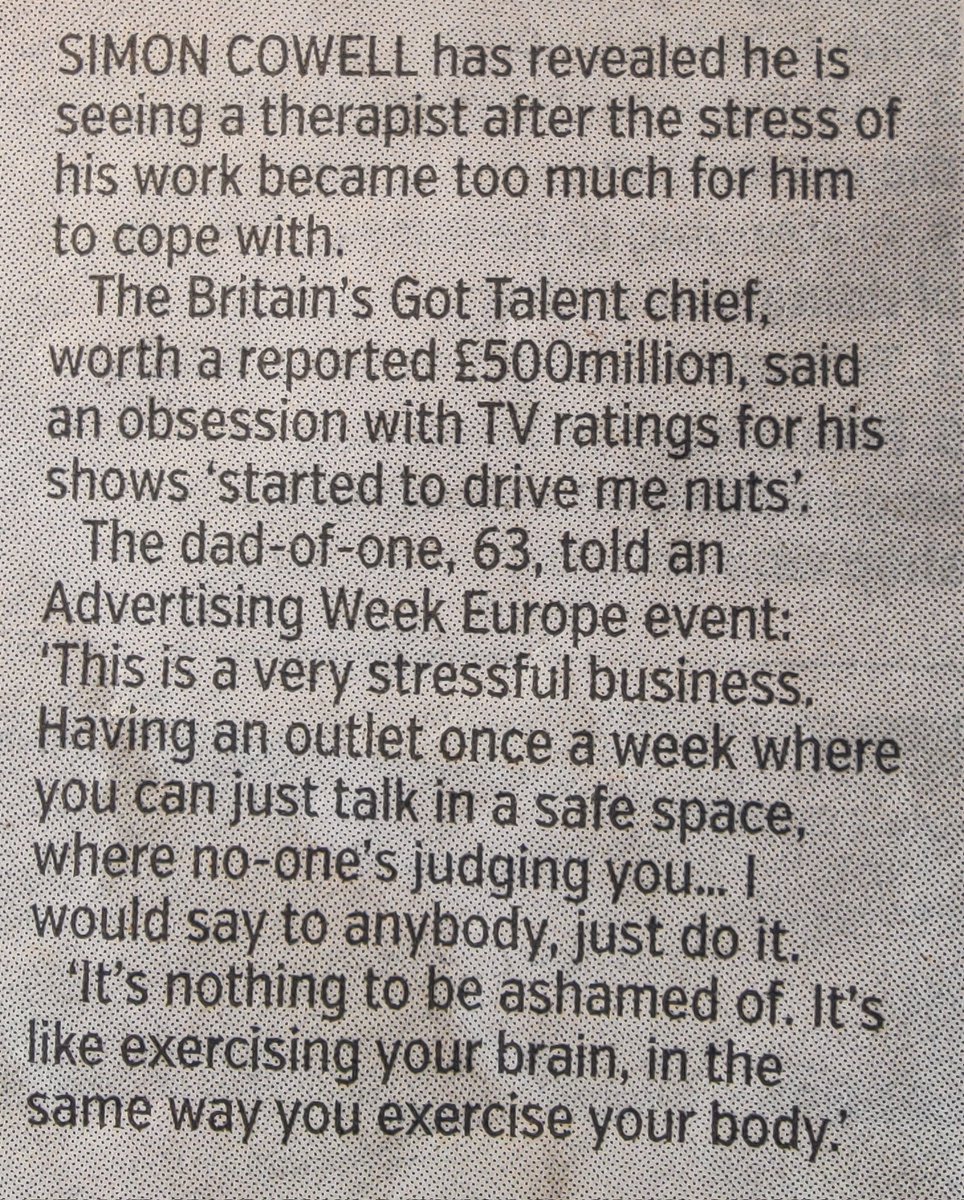 VylaRollins's tweet photo. As seen in the Metro Newspaper this week in London. @SimonCowell it's a YES from me.👍🏾 #LeadershipMatters #selfcare #ExerciseYourBrain #BuildYourEmotionalMuscle https://t.co/XTwQHu2LBs