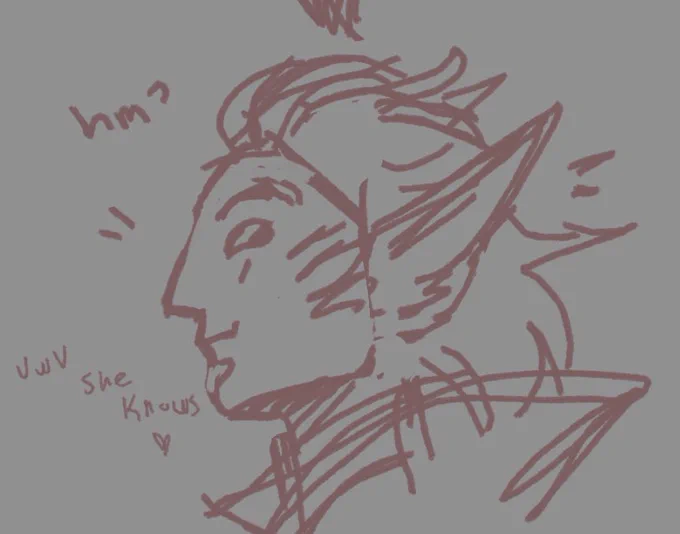 she knows :3