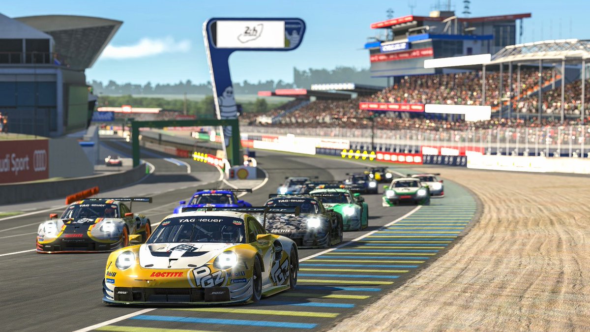 PorscheRaces's tweet photo. #PESC - @quirkitized in the No. 1 #911RSR wins the All-Stars sprint of the #Porsche @TAGHeuer Esports Supercup in #LeMans. @CaseyKirwan23 (#95) took victory in the main race ahead of @DanSuzukiTV (#35). P3 for #Quirkitized 

Tune in ➡️ https://t.co/AopoNv7vvz https://t.co/86cPFZAf4g