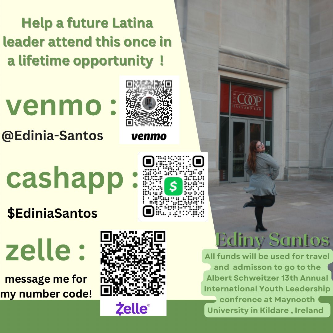 edinysantosnv's tweet photo. @OfficialPeterG_ from @LVLCC have said they will match up to $1500 towards sending me to a leadership conference in Ireland! I’m asking anyone from @RanchoRamsLV, #Vegas, &amp; beyond to help meet them half way. Even $20 would help! 
a special thanks to @ReubenDSilvaNV @LatinaComm 🤍 https://t.co/er7gjc4jxd
