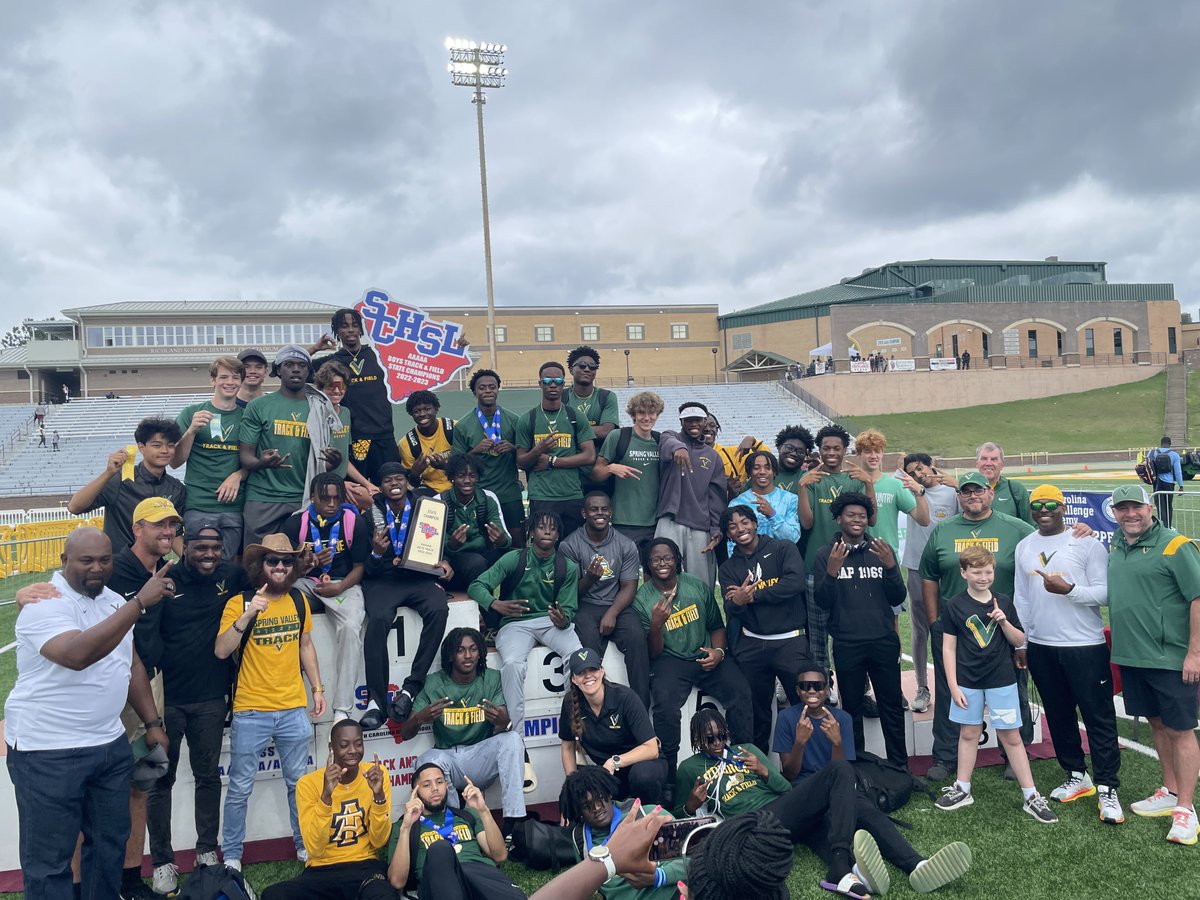 JohnCombs98's tweet photo. Congratulations to the Coach @MattOberly and the @SV_Athletics Boys Track &amp; Field Team on winning the 2023 @SCHSL 5️⃣🅰️ State Championship 🏆! https://t.co/WMjk1GaKUi