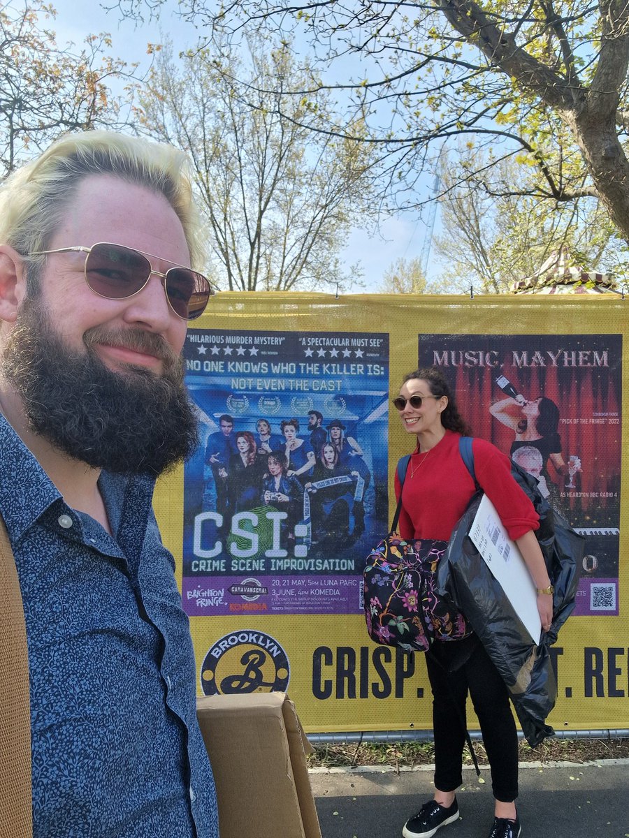 2 out of 3 <a href="/CrimeSceneImpro/">Crime Scene Impro</a> shows now sold out <a href="/brightonfringe/">Brighton Fringe</a>. Only tomorrow with tickets left!

5pm Sunday 21st <a href="/CaravanseraiBTN/">CaravanseraiBrighton</a>

 RUN to a box office (or go to the website): brightonfringe.org/events/csi-cri…

 #impro #brightonfringe