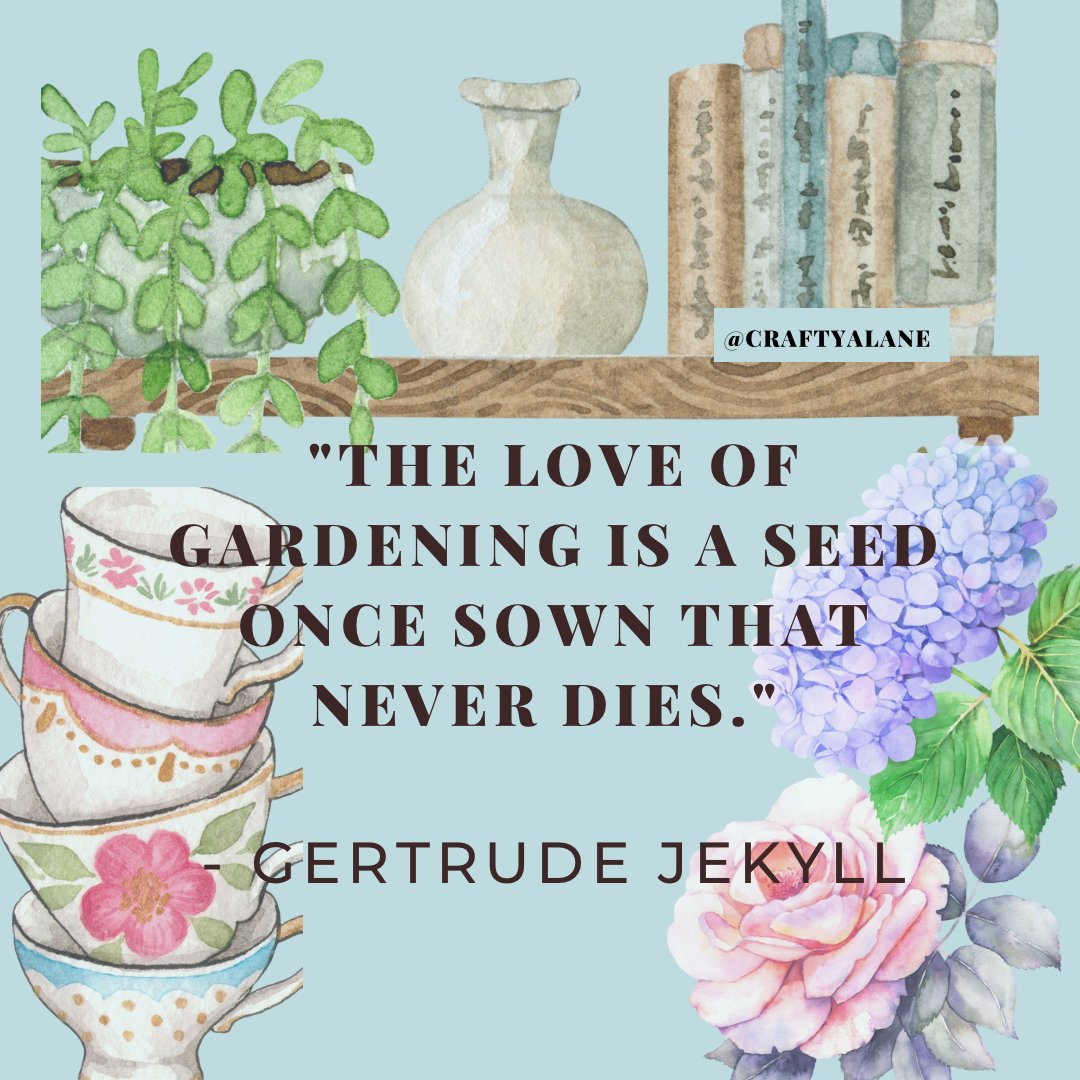 Just a quote from one gardener to another #craftyalane #gardening #gardenlife #greenthumb #plantlove #InspirationalQuotes #flowerpower