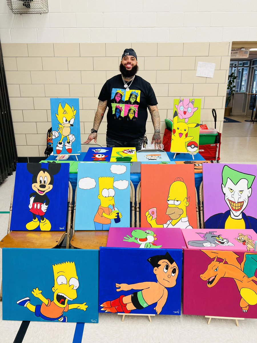 Tito_tatted's tweet photo. I sold 10 paintings today https://t.co/QXUxwP7C6V