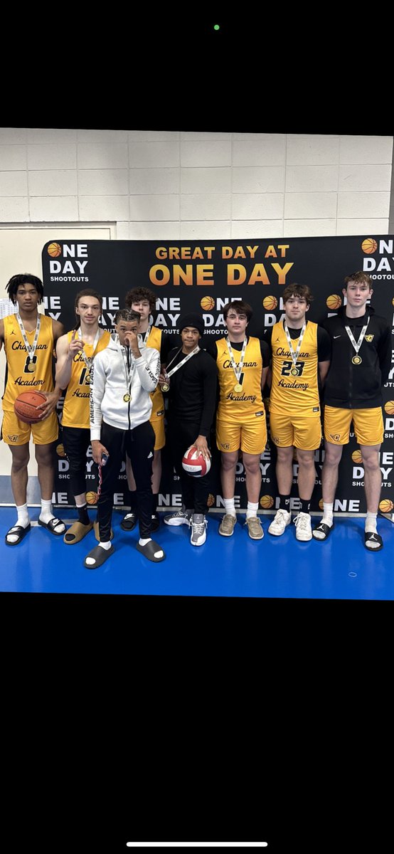 OneDayShootouts's tweet photo. 🔥Congrats to Chapman HS Boys Champion at today’s One Day Spring Championship Shootouts. 🥇

🏆NEXT UP: Memorial Day Classic May 27/28— Register at https://t.co/voqG6sqLV5 https://t.co/sRF09djMuC