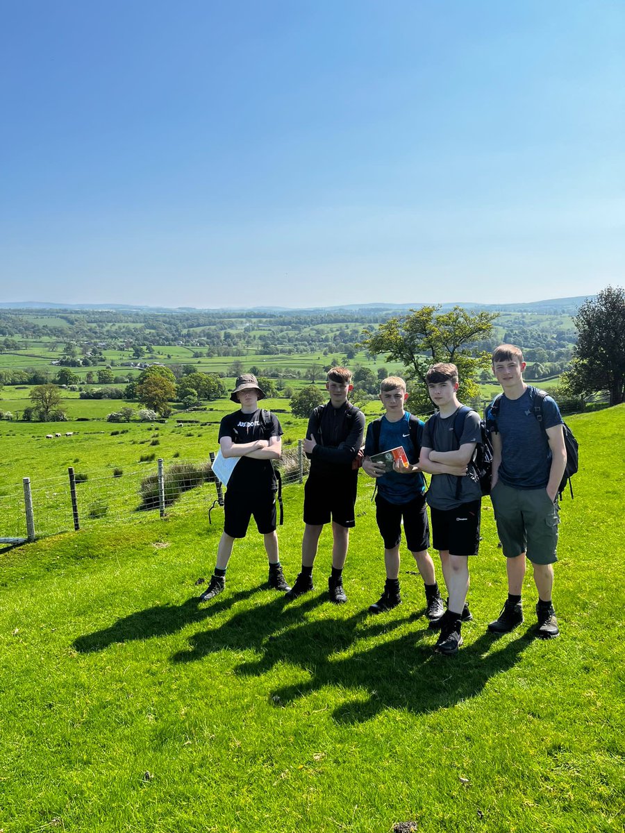 StChrisCEHigh's tweet photo. The second day of the Year 10s Bronze @DofE expedition, saw them putting their skills into practice around the forest of Bowland and Ribble valley 🗺️🧭

They have been fantastic all day 🤩👍

@DofENorth https://t.co/KZNvod9y0t
