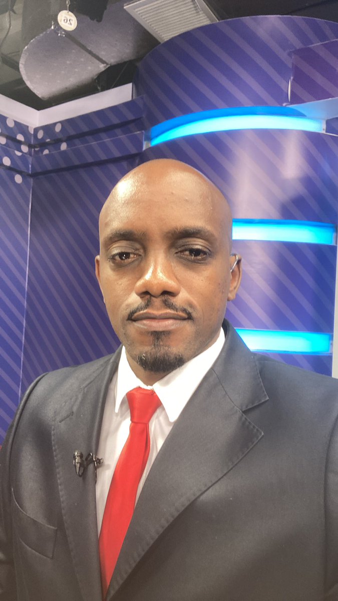 Don’t be surprised seeing yours truly anchoring the main news right now on @ntvkenya #Weekendedition..My colleague @SmritiVidyarthi had to step aside,  she is slightly under the weather and it affected her voice..