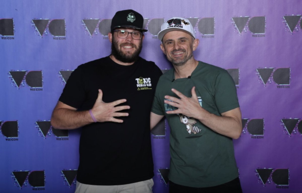 <a href="/garyvee/">Gary Vaynerchuk</a> it was such a pleasure brother! Take care of that Sauce Gardener RC Auto I gave you. As for the other surprise, I can’t wait to see your reaction when you get it! <a href="/veecon/">VeeCon</a> where dreams come true! #VeeCon2023