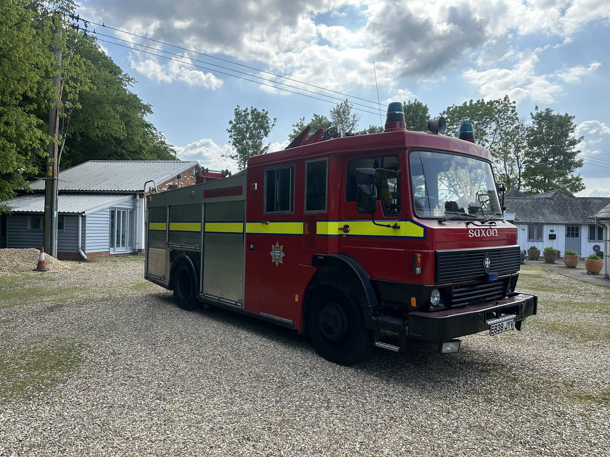 BrigadeMuseum's tweet image. Our ex London Fire Brigade Dodge Pump Ladder has emerged from hibernation today in readiness for attending a few shows throughout the Summer #firebrigademuseum #Dodge #fireengine