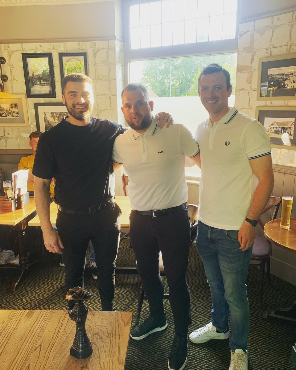 NwclChemfica's tweet photo. First team joint Players Player of the Season! 

@FergusLynch5 &amp; FICAS No 1 @reece_monaghan https://t.co/0JJ4NCUtbf