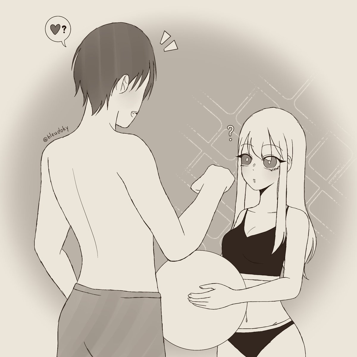 bleudoky's tweet photo. Don’t touch my wife !

#hpdm #drarry https://t.co/y8B1EM8B2q