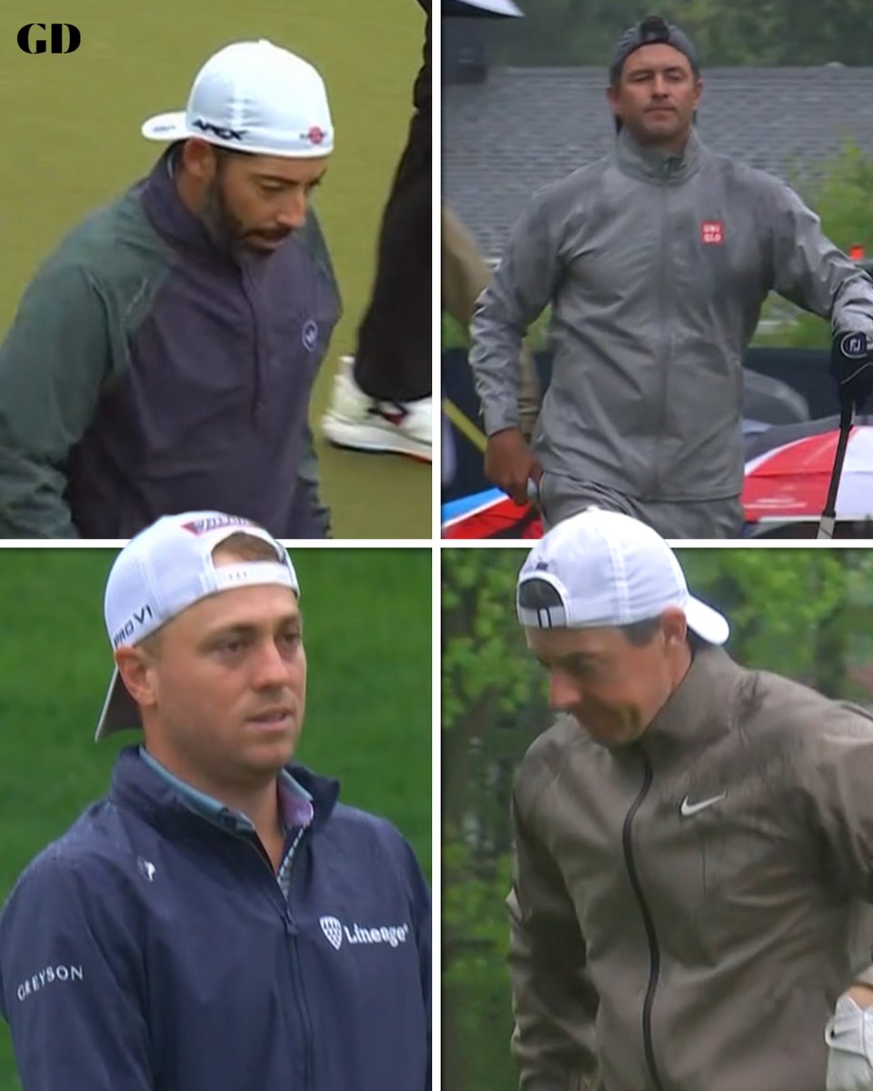GolfDigest's tweet image. Is the backwards hat the new move in golf? 👀