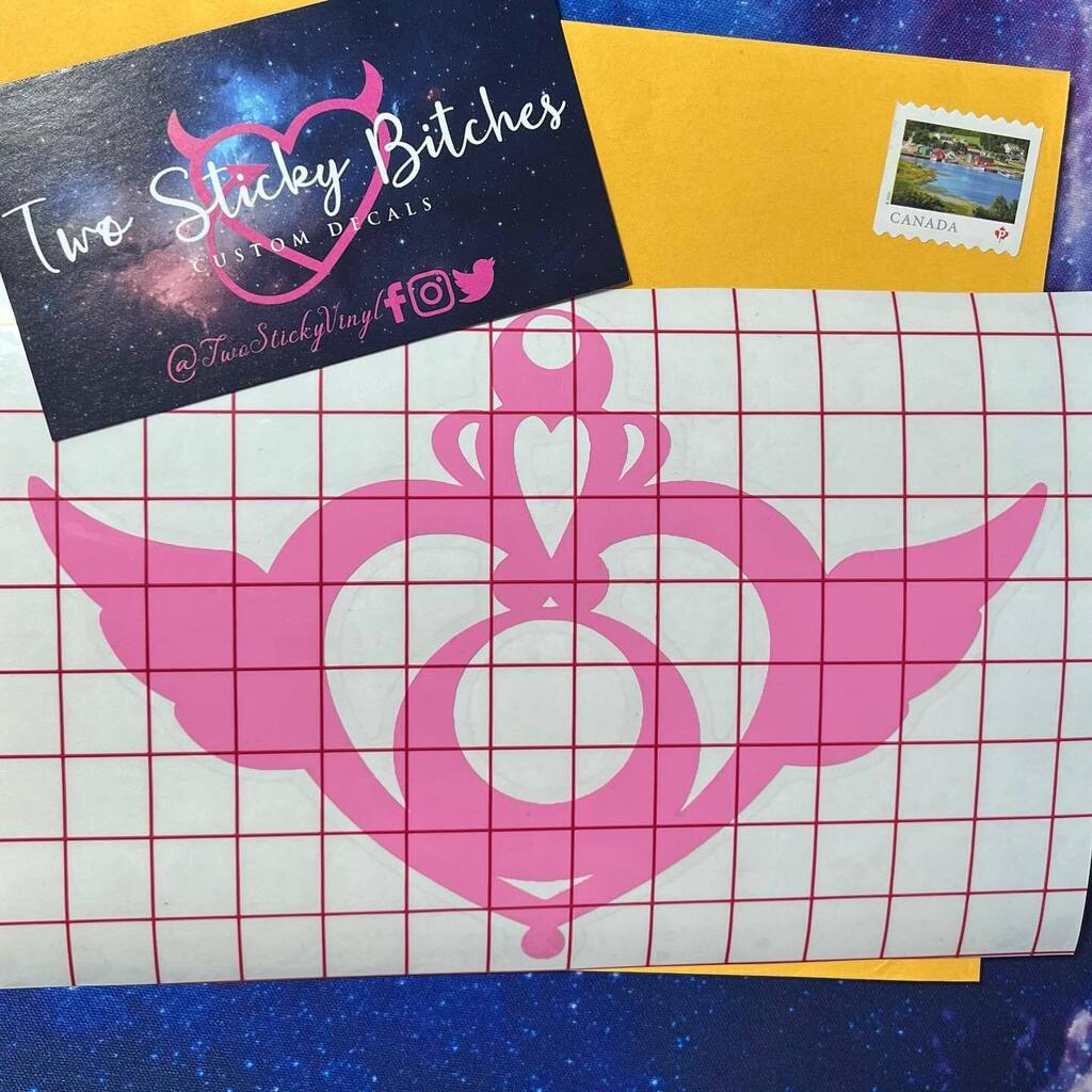 TwoStickyVinyl's tweet photo. #sailormoonbrooch #cardecals #sailorscouts #etsy #shoplocal #shopcanadian #imadethis #twostickybitches #twostickyvinyl https://t.co/lJqQNquMJM