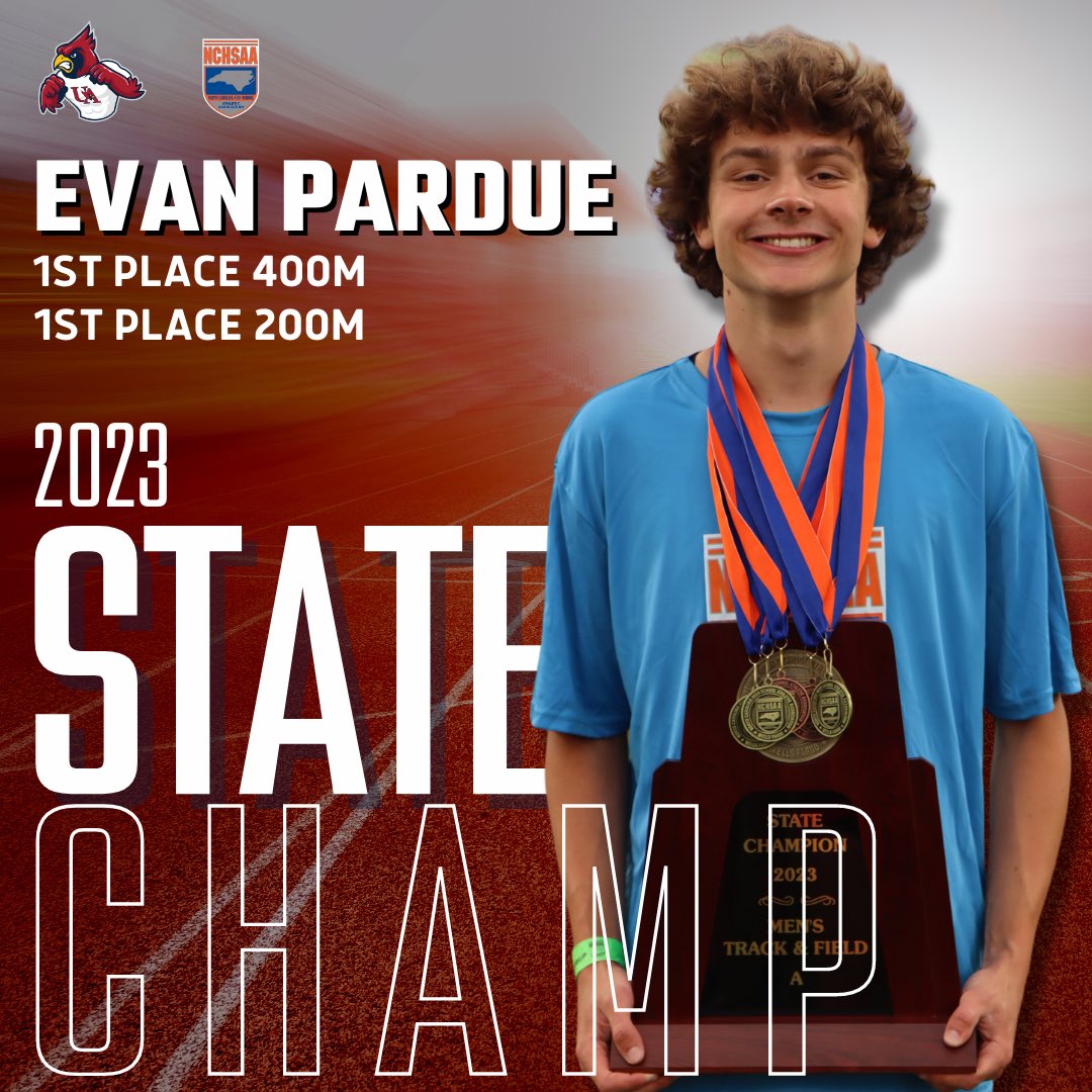 Congratulations, Evan!! #weareUA #CardinalPride #statechamp @UAathletics @mphifer2 @JZUAHS @BrittanyRape @JSuttonSmith